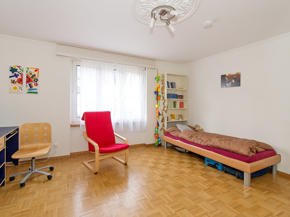 Kinderzimmer, Schlafzimmer Einblick Wohngemeinschaft Schönegg